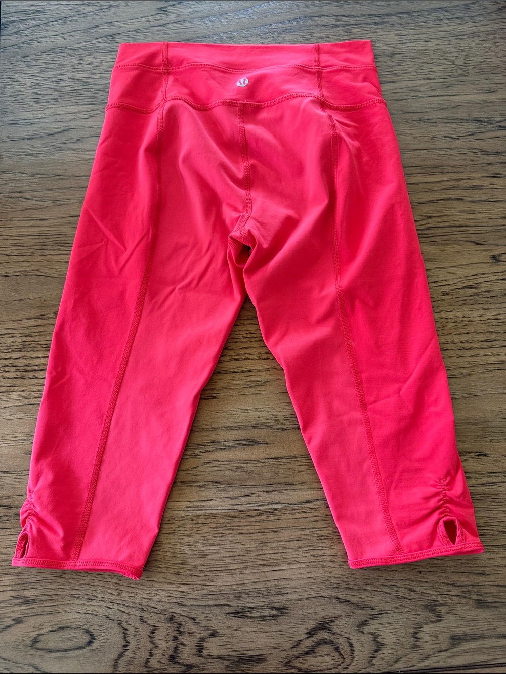 lululemon athletica Bright Red Cropped Girls' Leggings